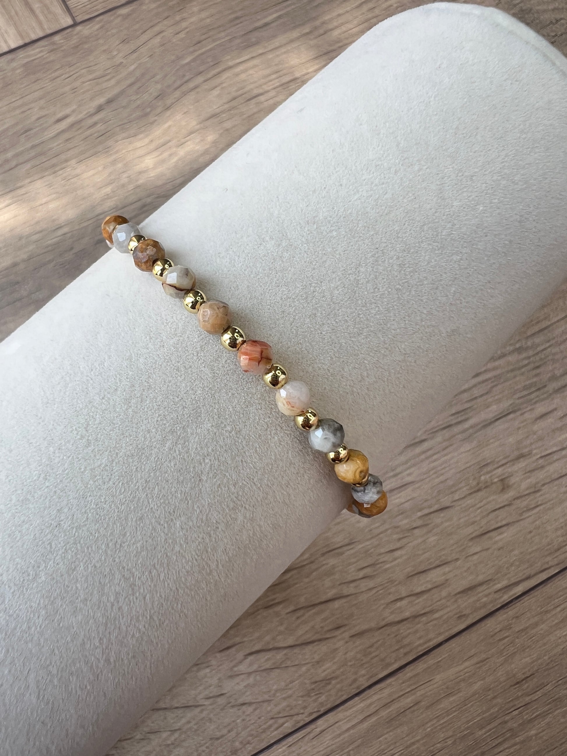 Crazy Lace Agate Bracelet