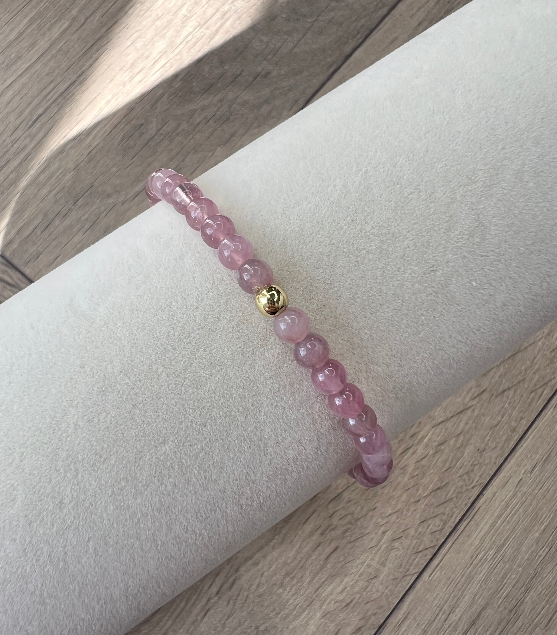 Madagascar Rose Quartz Stretch Bracelet