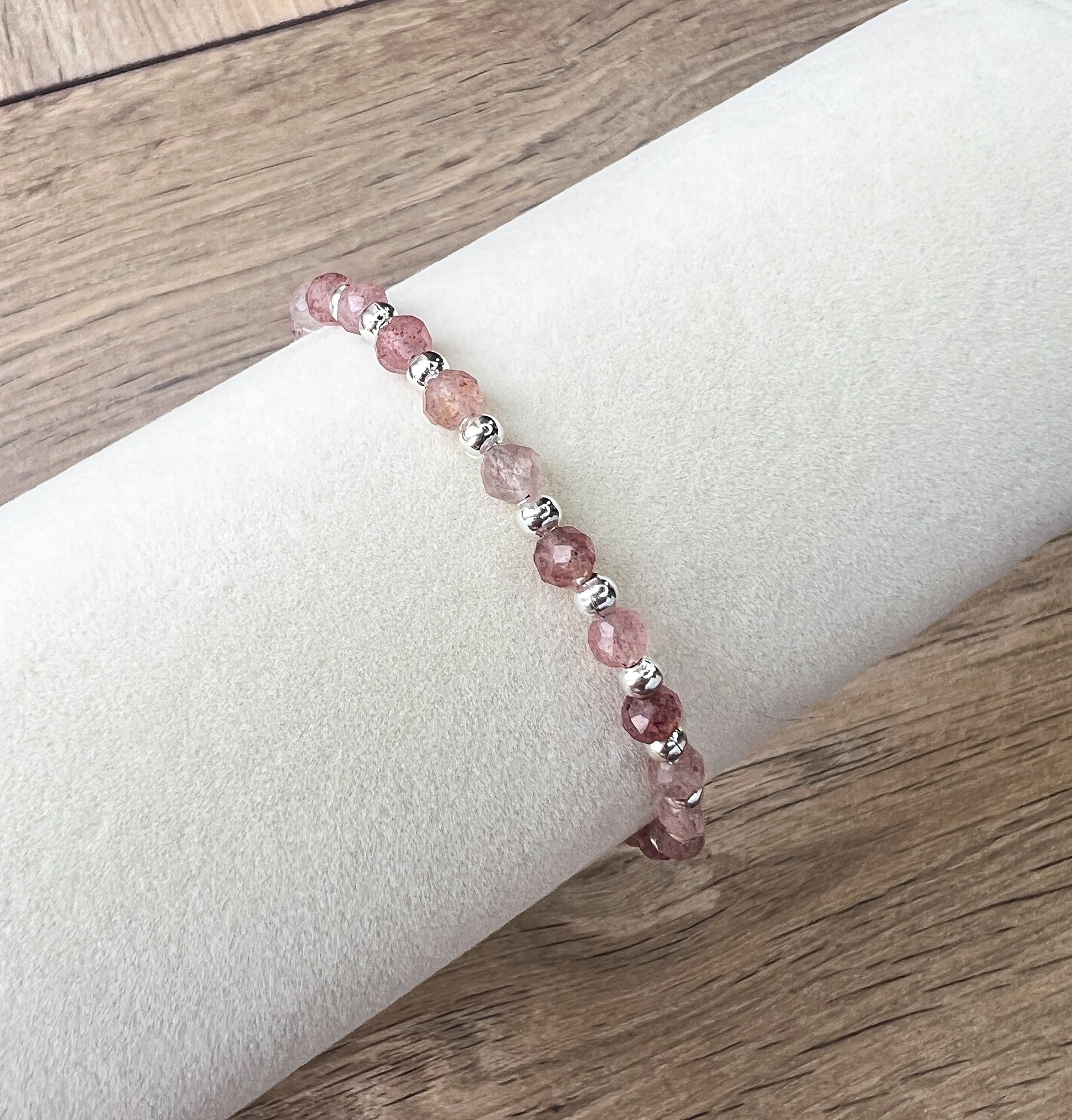 Strawberry Quartz Bracelet