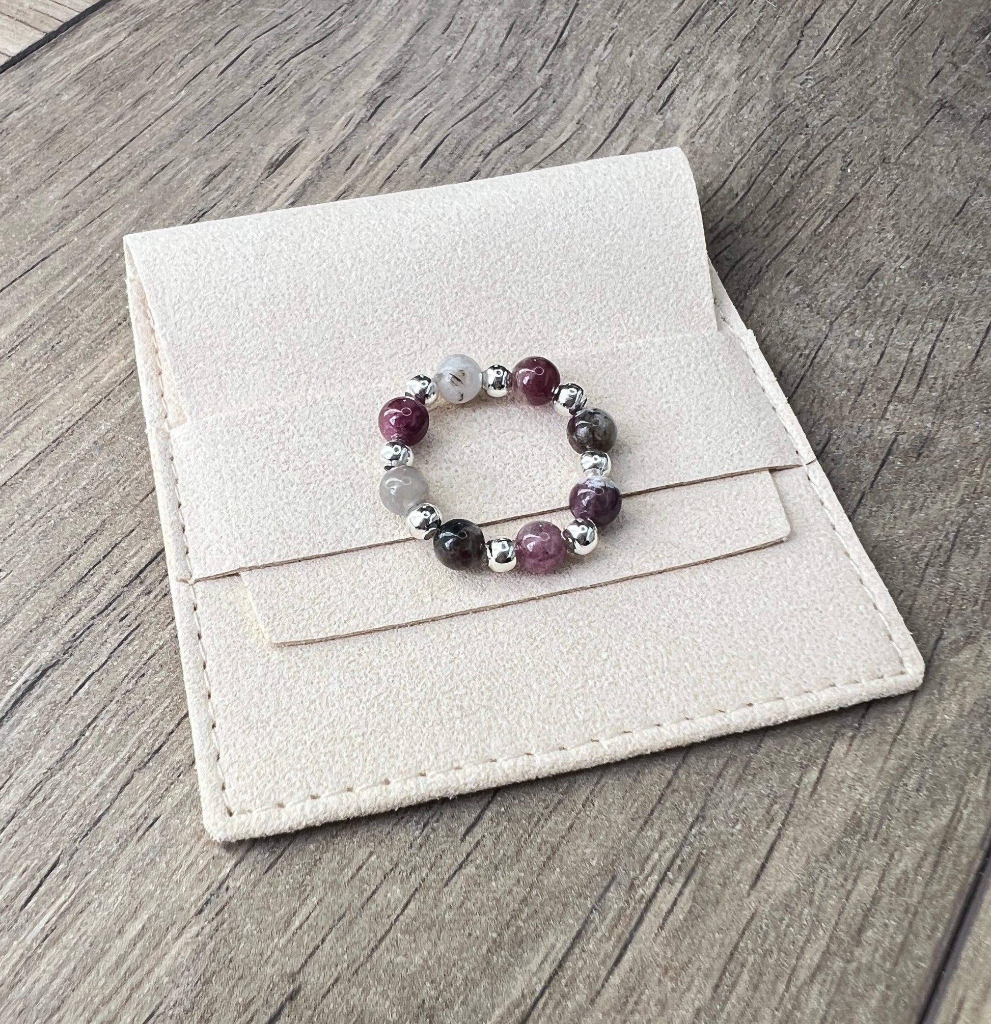Plum Tourmaline Ring