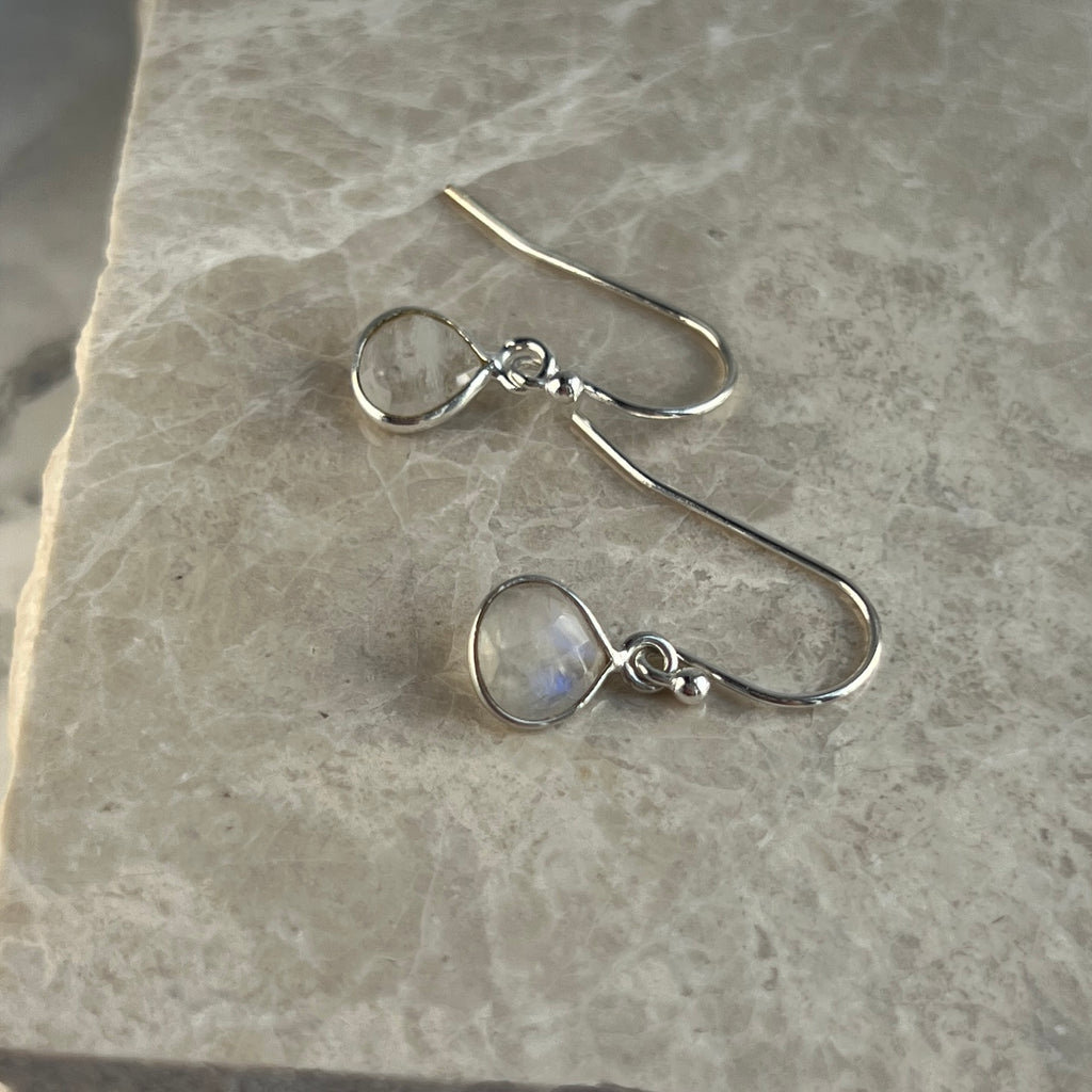 Rainbow Moonstone Earrings