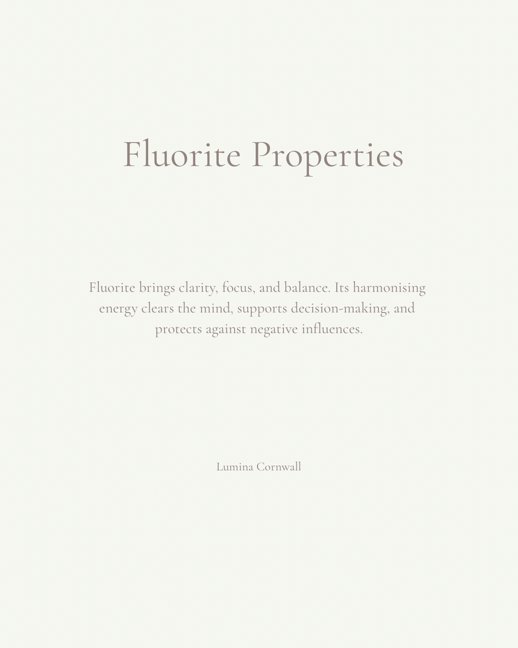 Fluorite Stretch Ring