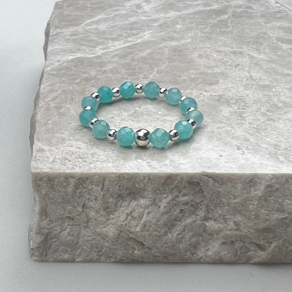 Amazonite Ring | Sterling Silver
