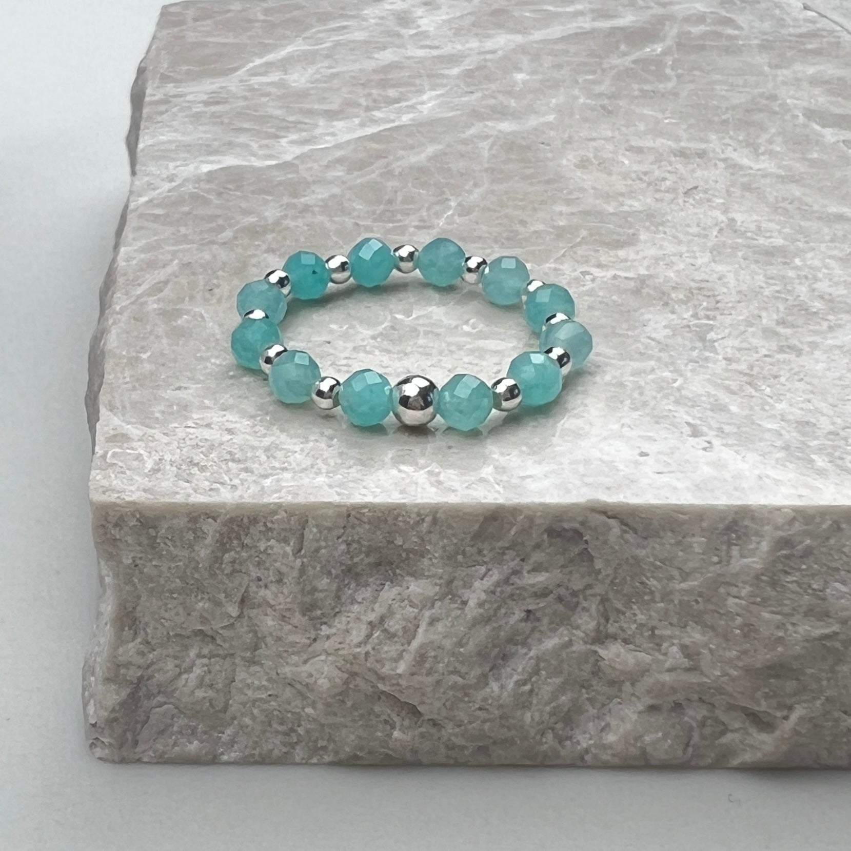 Amazonite Ring | Sterling Silver