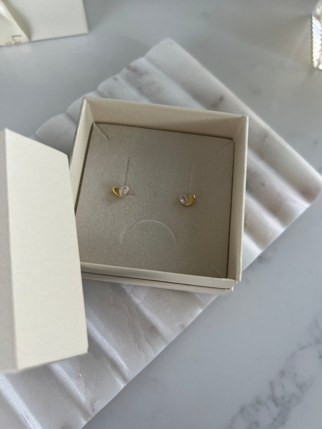 Heart Stud Earrings