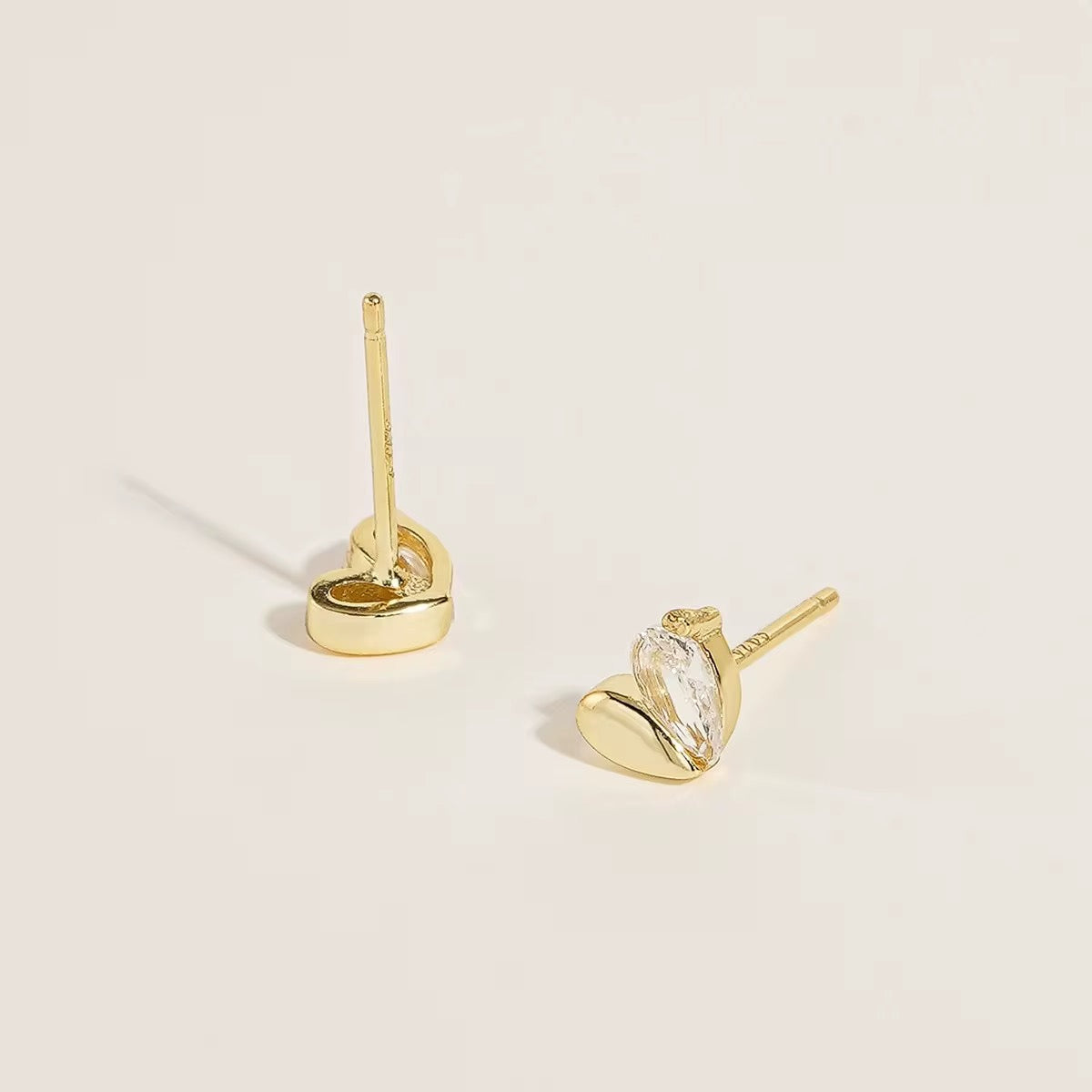 Heart Stud Earrings