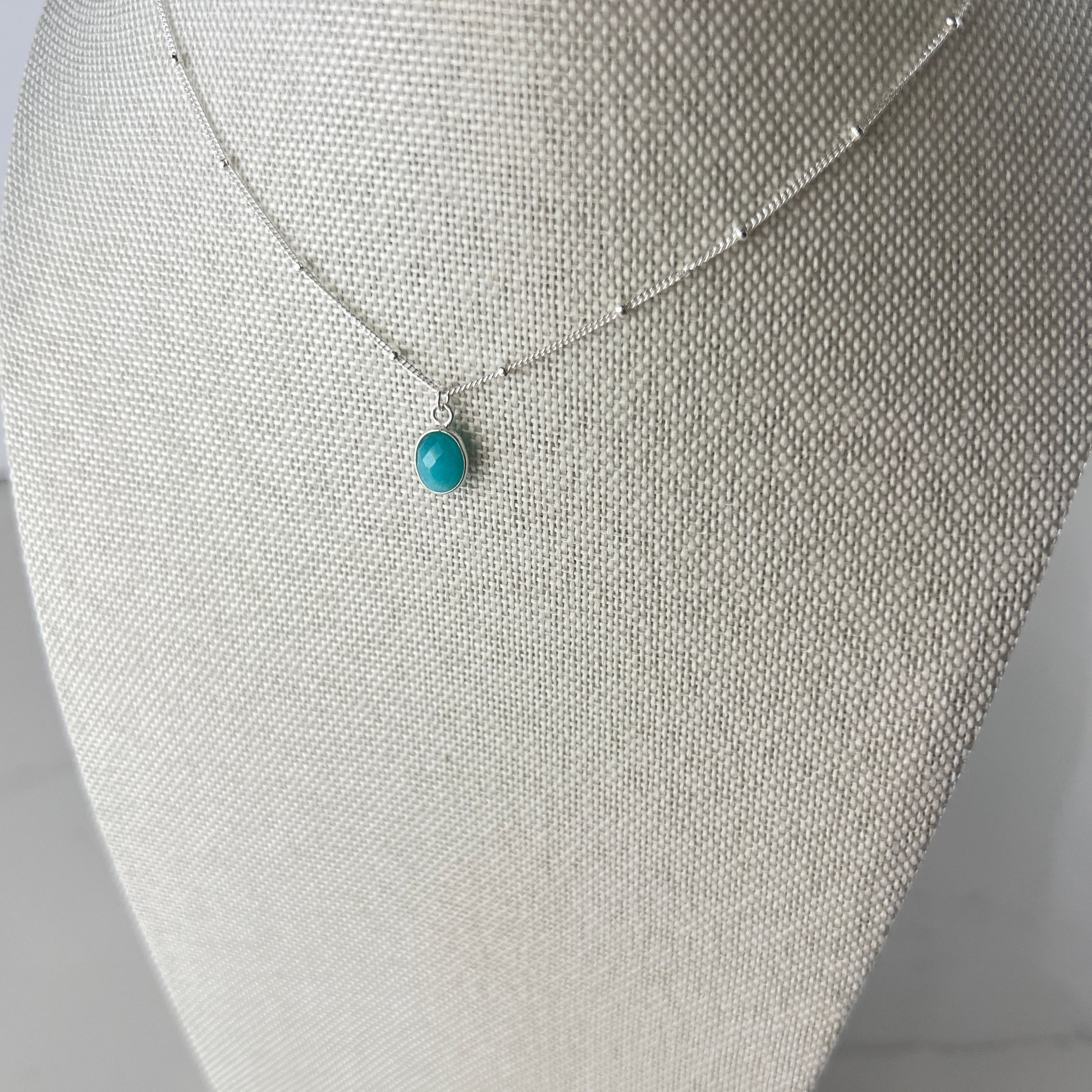 Amazonite Necklace | Sterling Silver