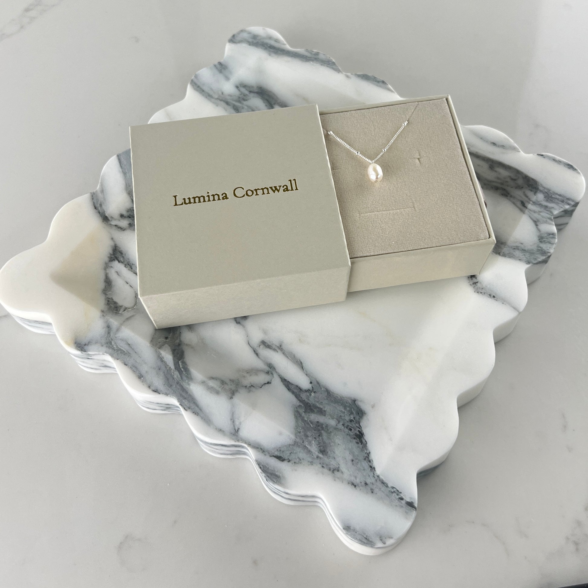 Freshwater Pearl Necklace | Sterling Silver