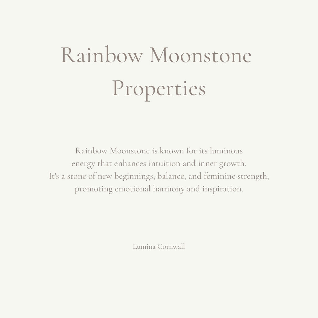 Gold Rainbow Moonstone Earrings