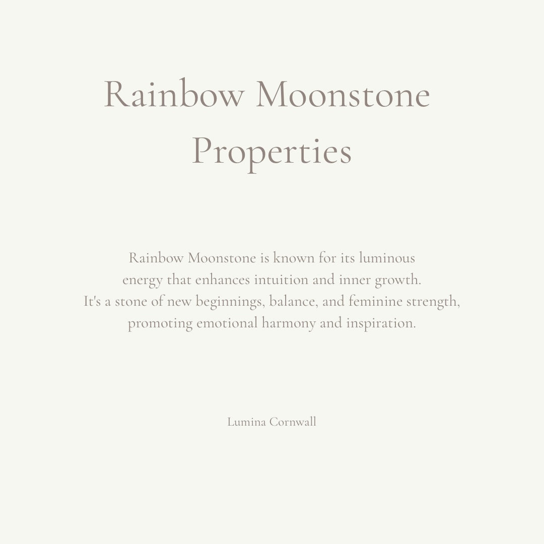 Gold Rainbow Moonstone Earrings