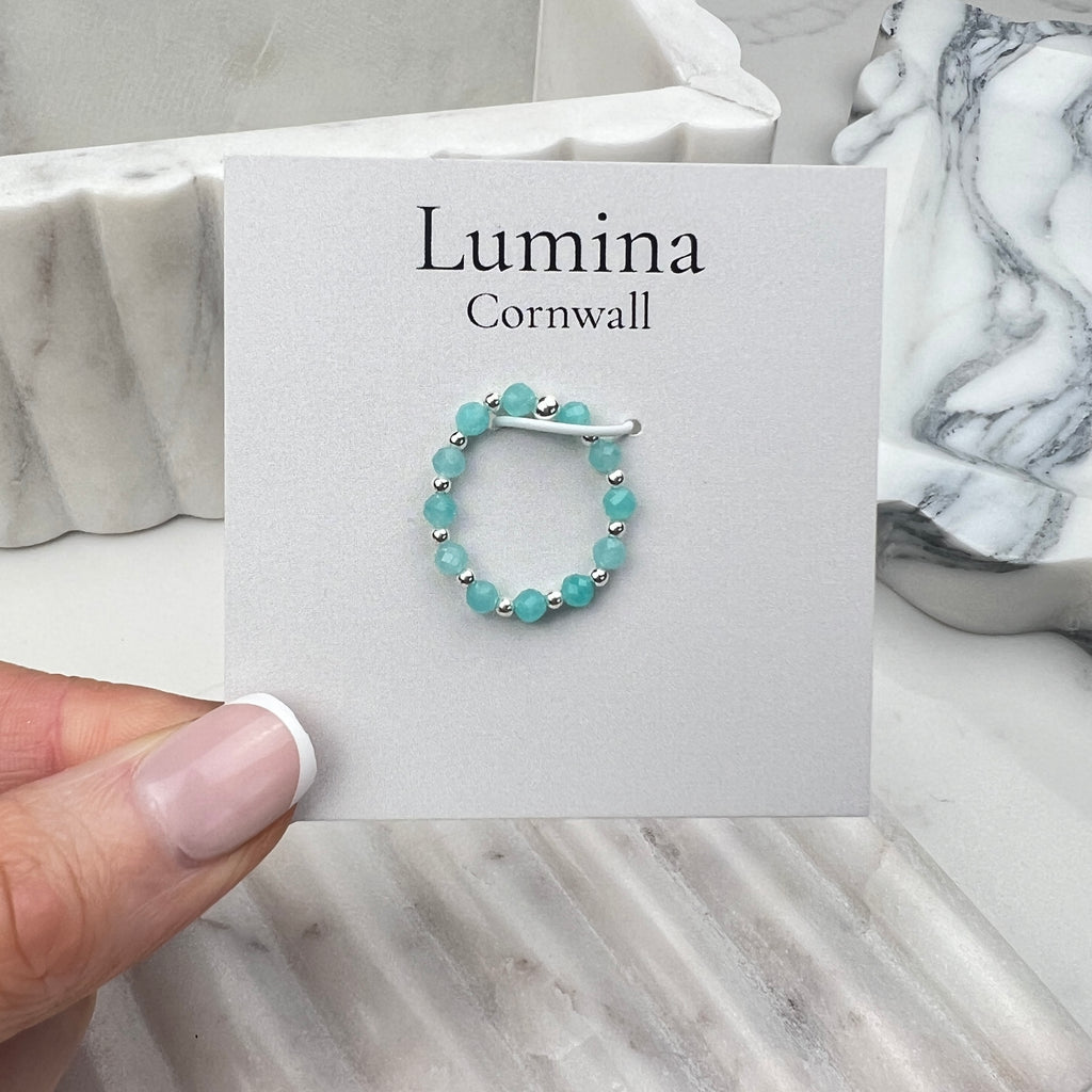 Amazonite Ring | Sterling Silver