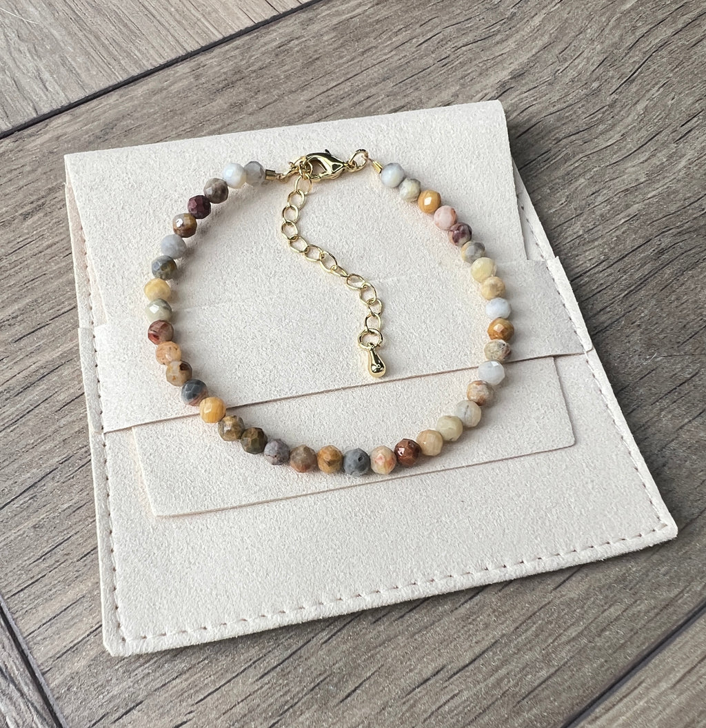 Crazy Lace Agate Bracelet
