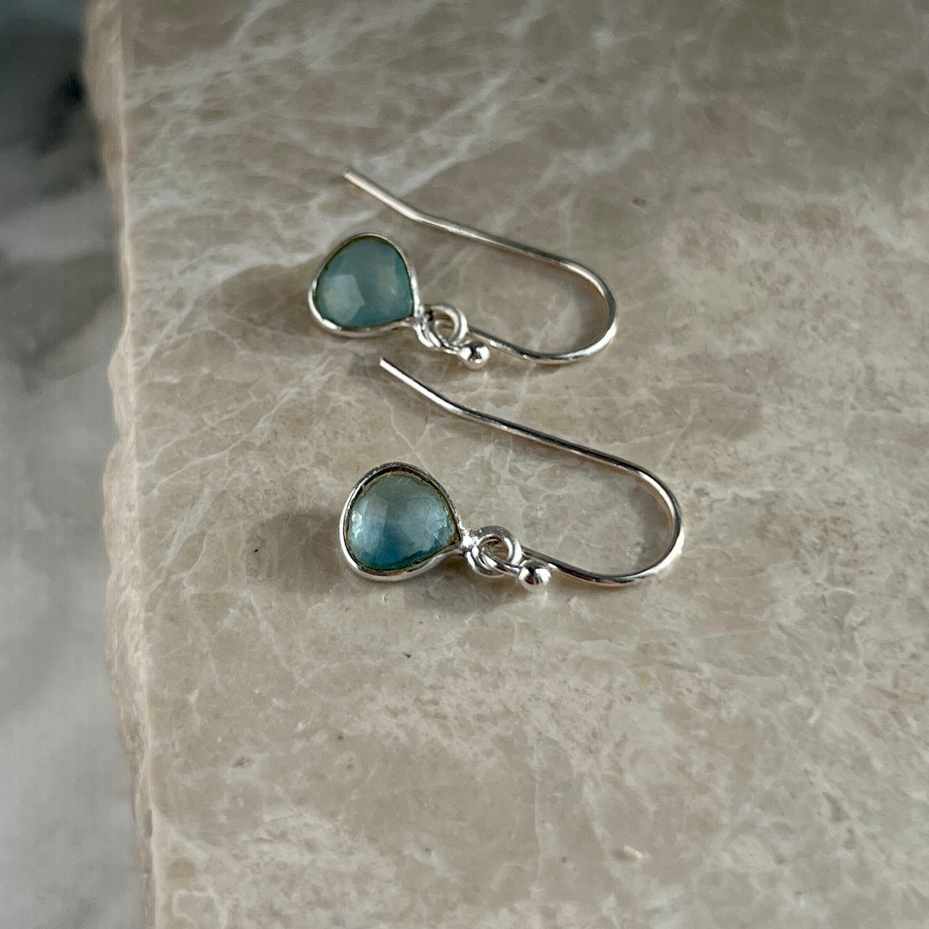 Sterling Silver Aquamarine Earrings