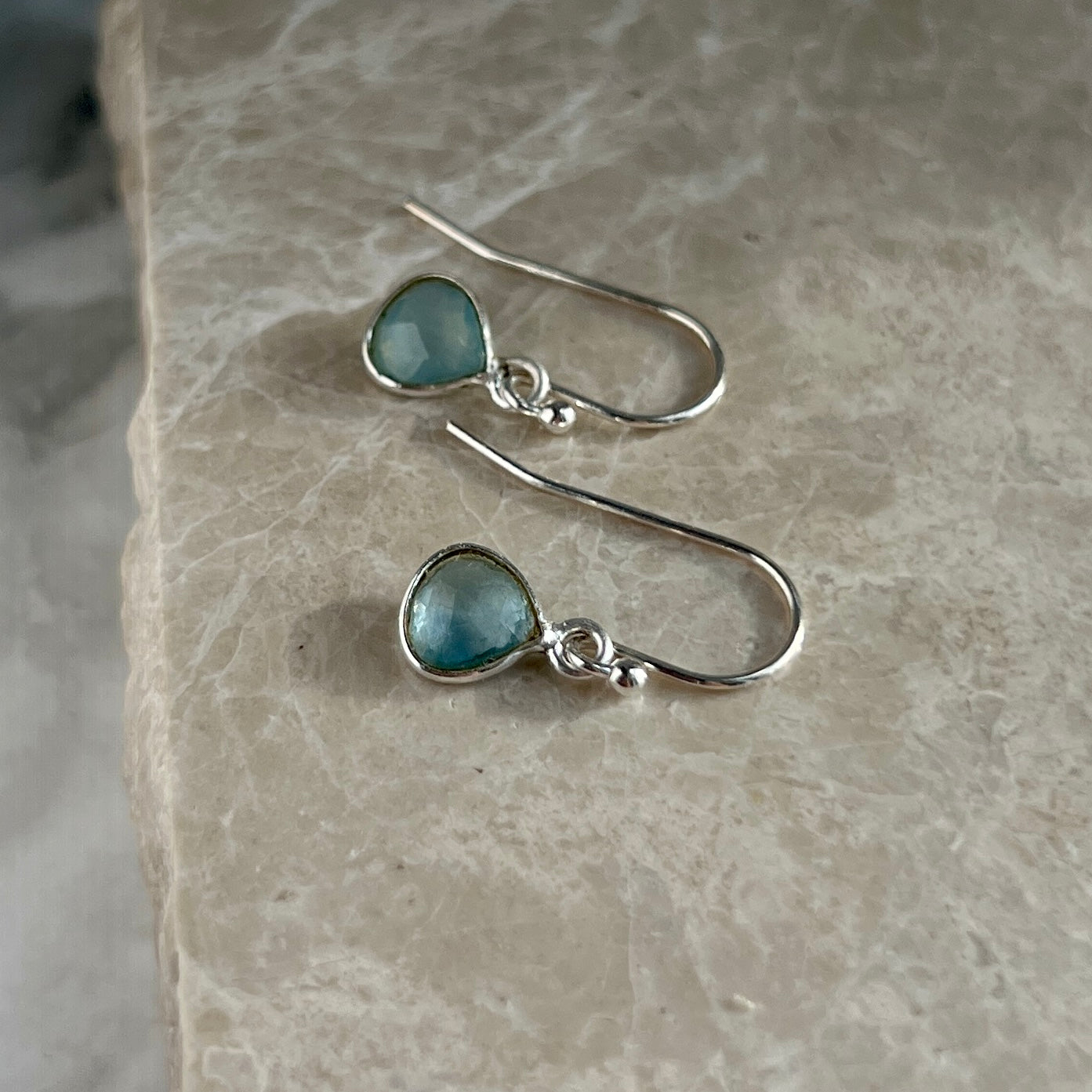 Sterling Silver Aquamarine Earrings