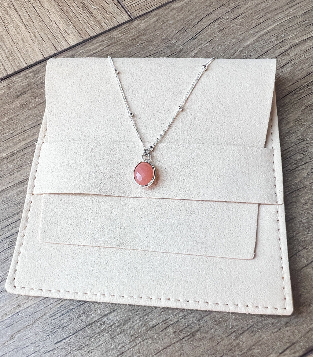 Pink Opal Necklace