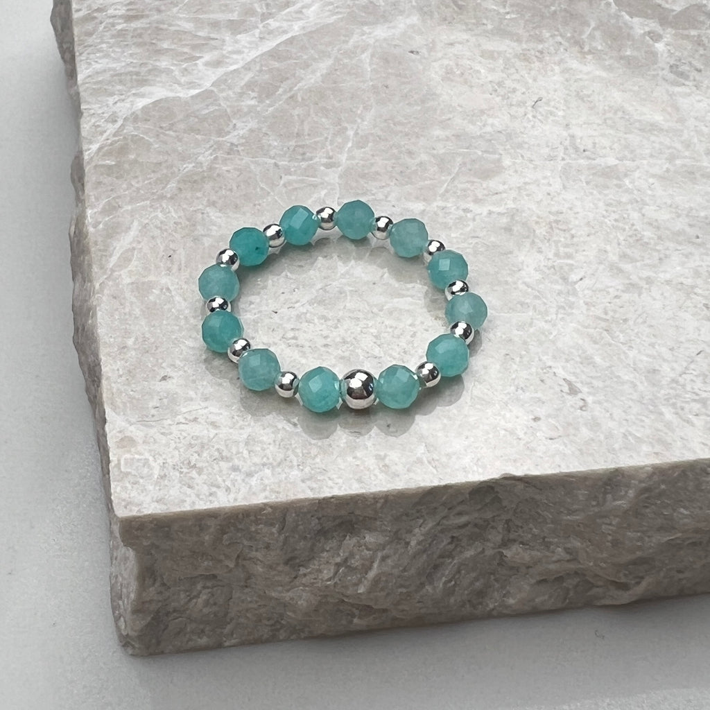 Amazonite Ring | Sterling Silver