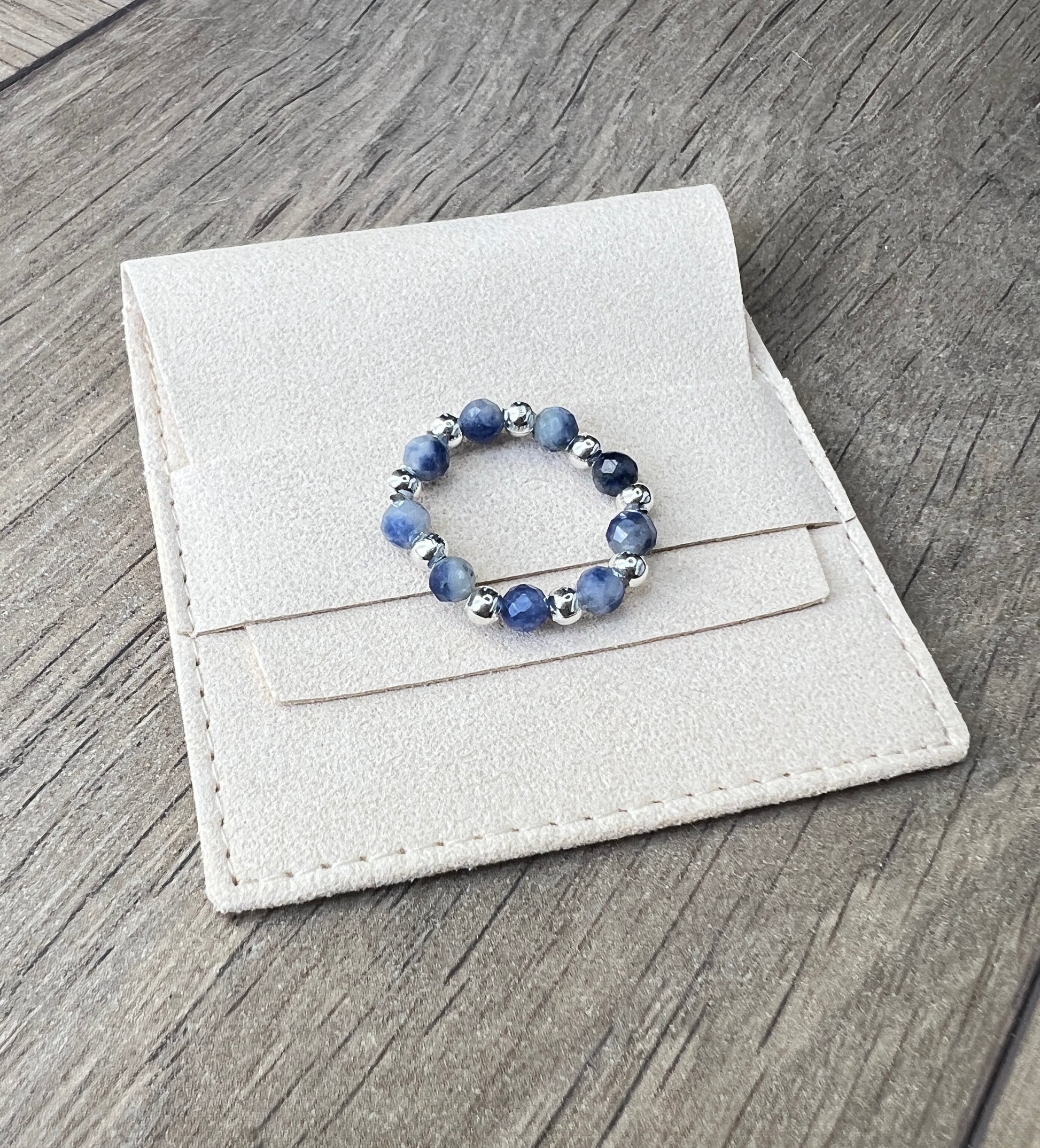 Blue Sodalite Ring