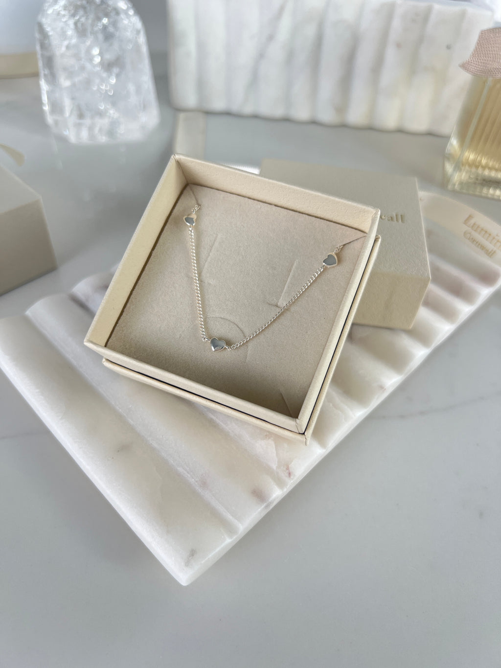 Dainty Heart Necklace | Sterling Silver