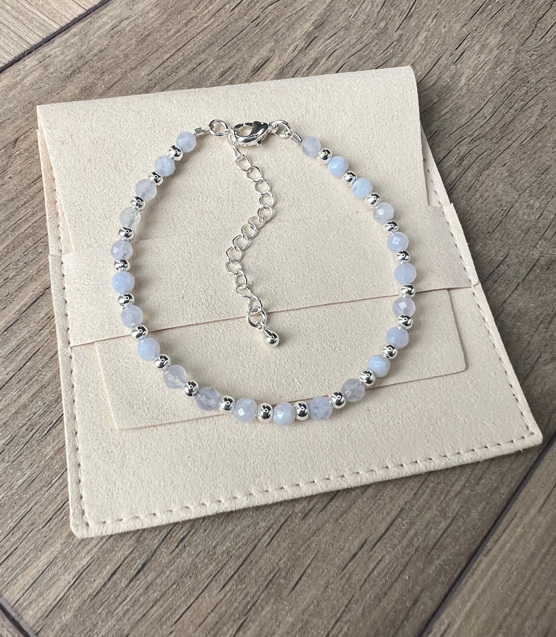 Blue Lace Agate Bracelet