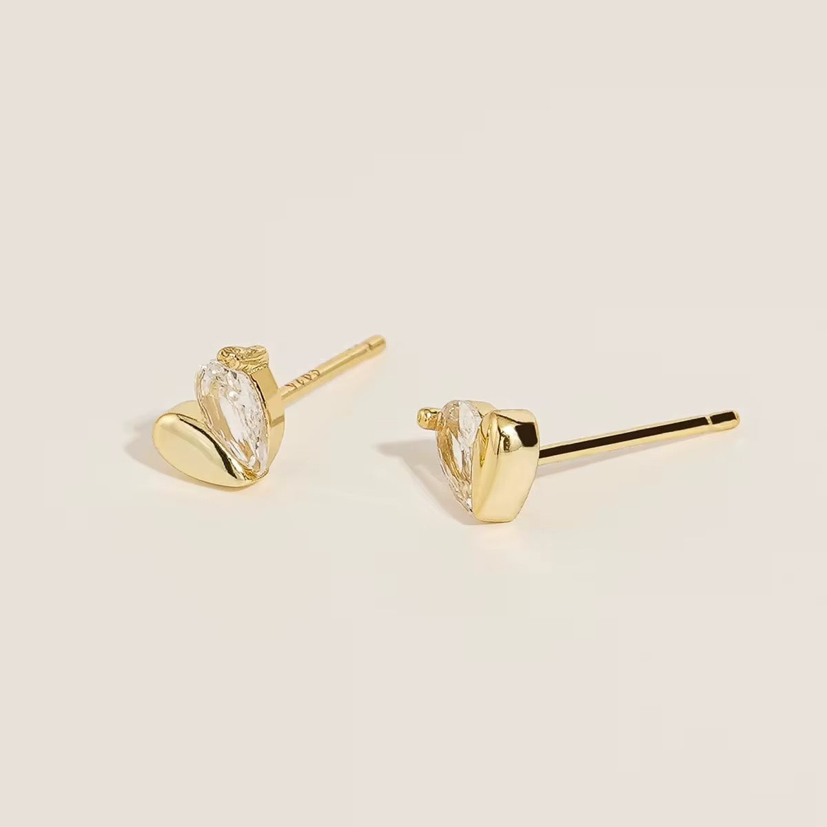 Heart Stud Earrings