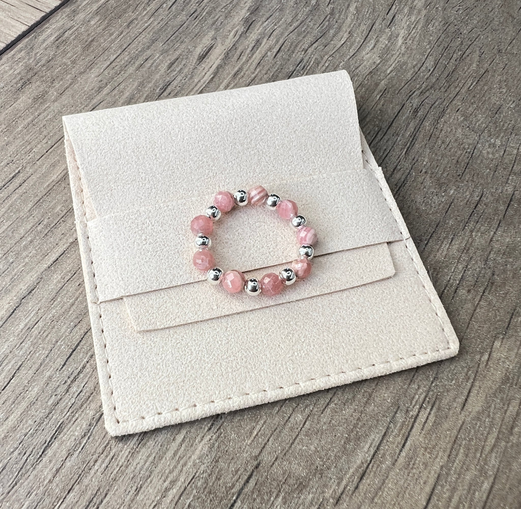 Rhodochrosite Ring (Rare)