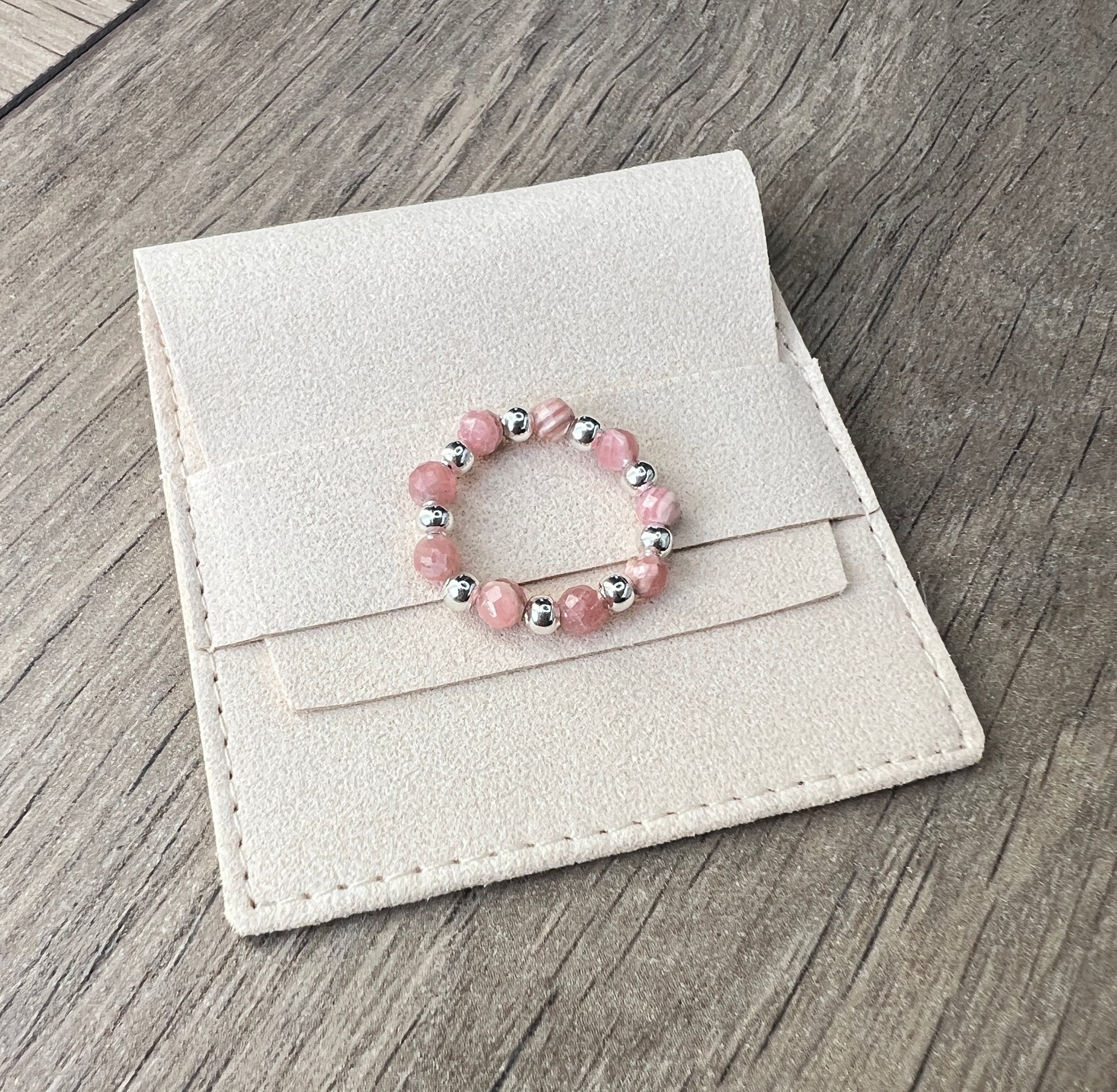Rhodochrosite Ring (Rare)