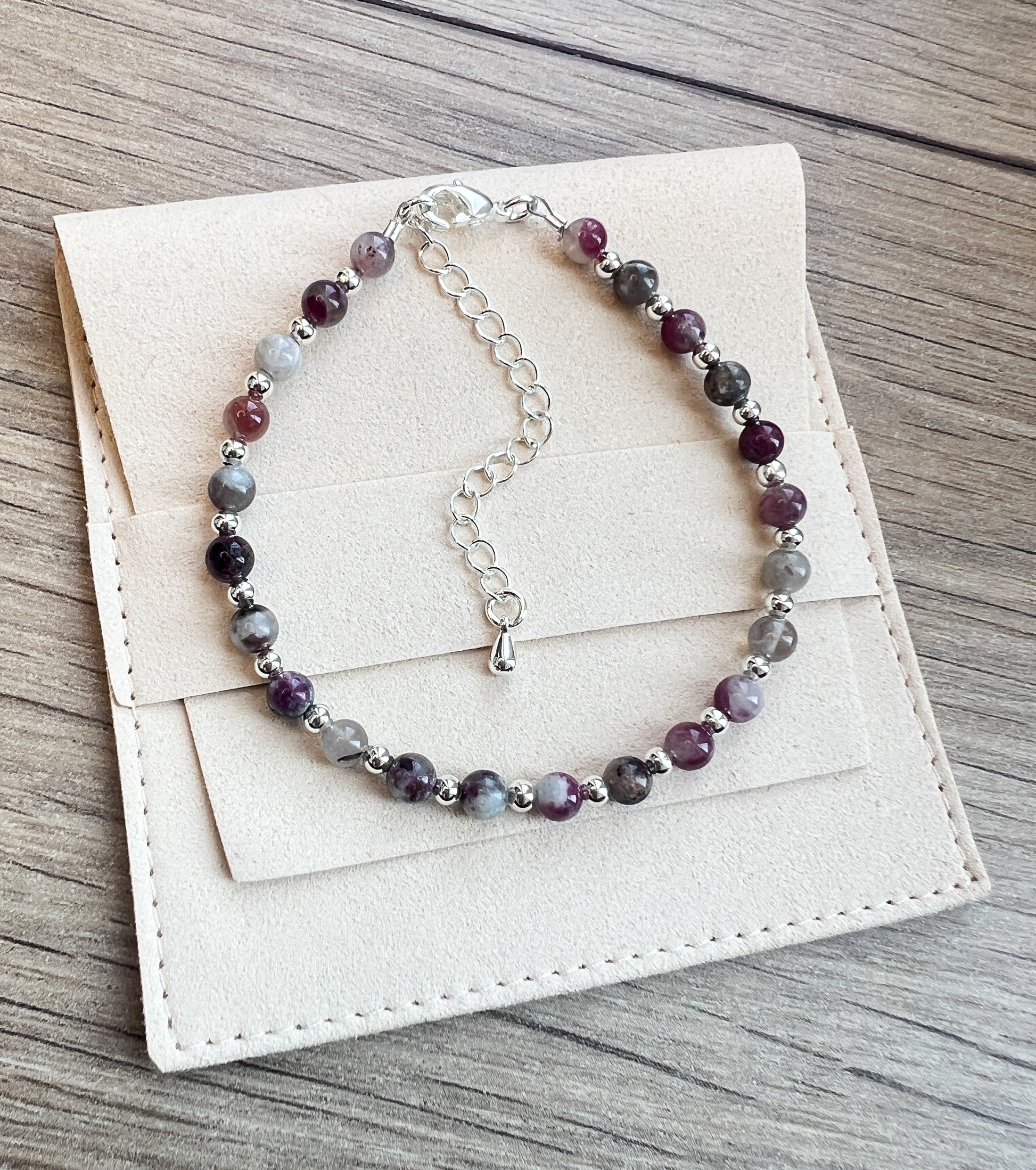 Plum Tourmaline Bracelet