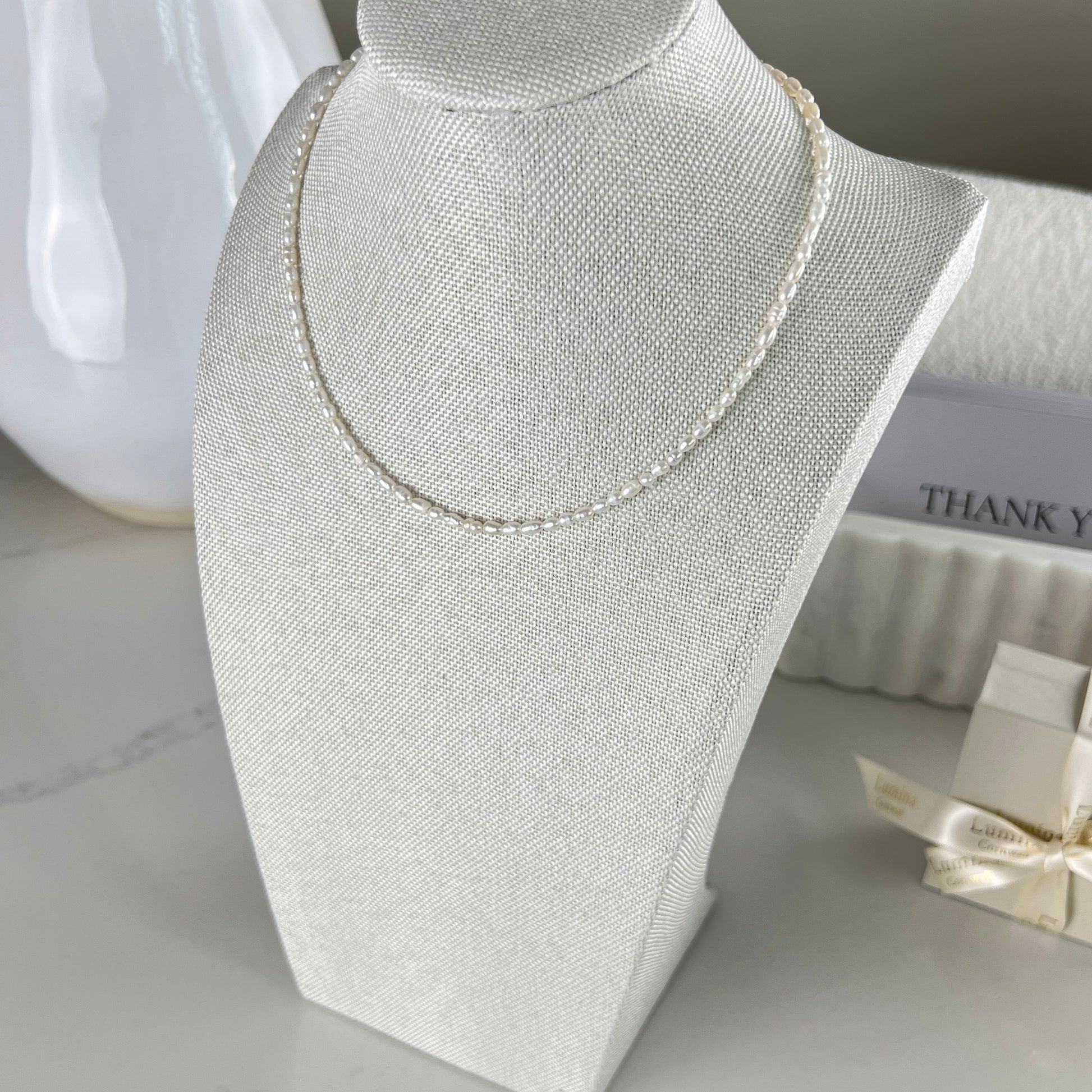 Freshwater Pearl Necklace | Gold or Silver