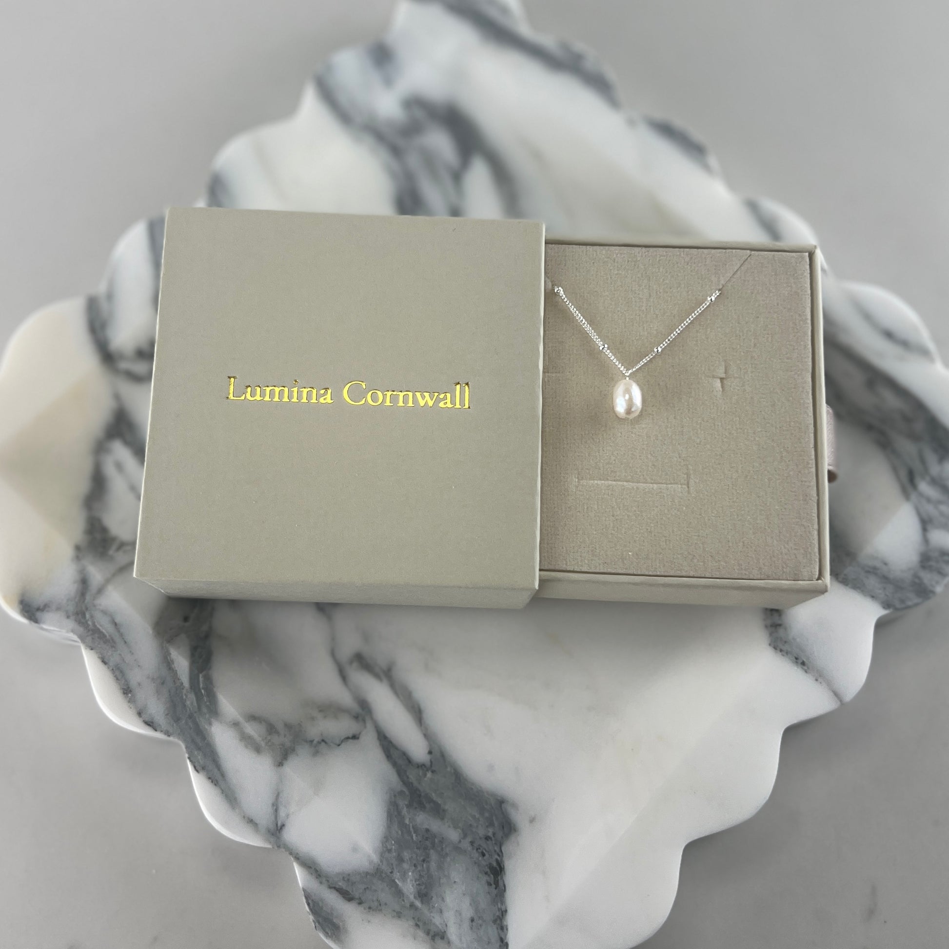 Freshwater Pearl Necklace | Sterling Silver