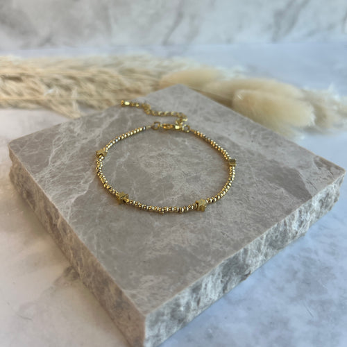 18k Gold-Plated Star Bracelet