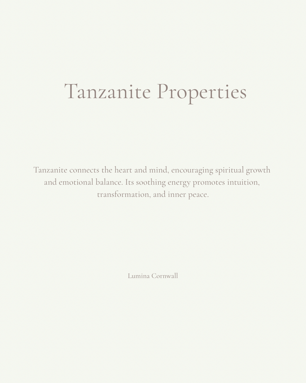 Chunky Tanzanite Ring (Rare)