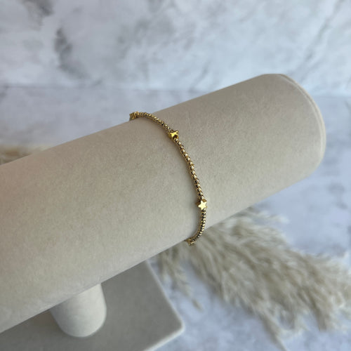 18k Gold-Plated Star Bracelet