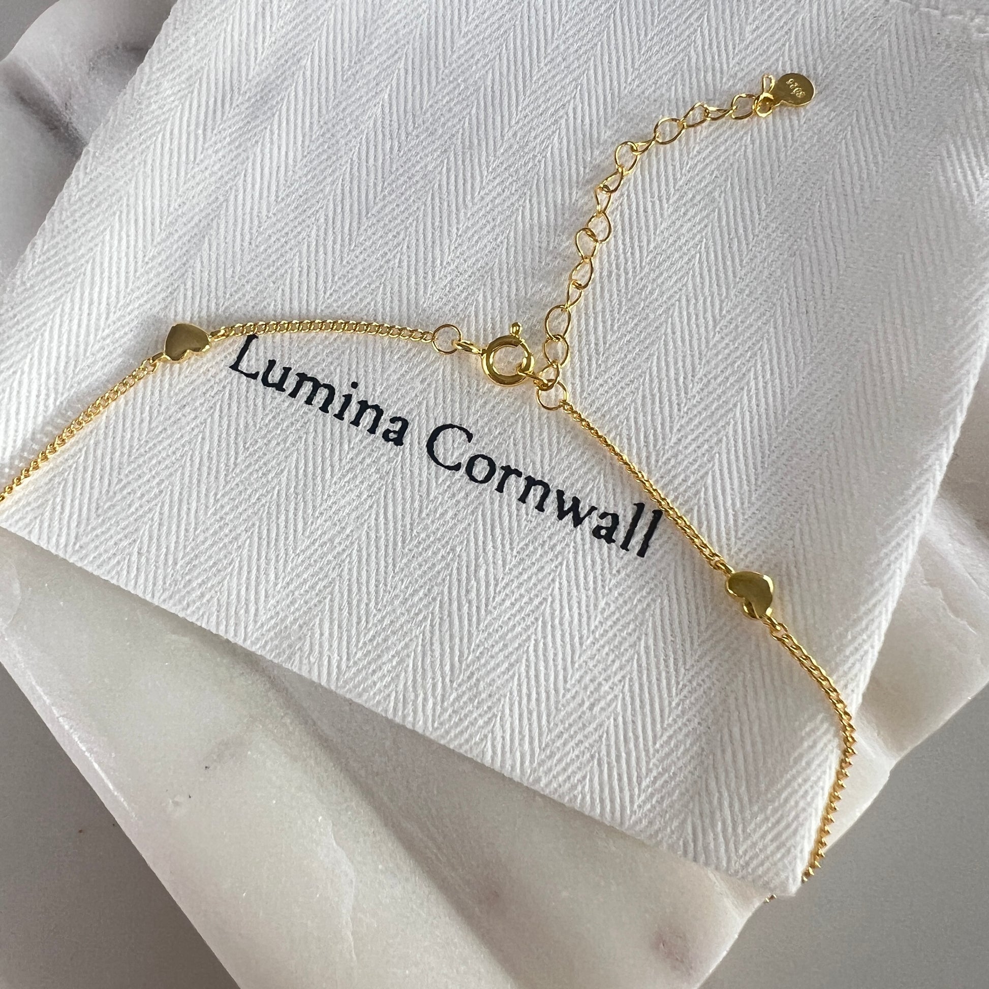 Dainty Heart Necklace | Gold