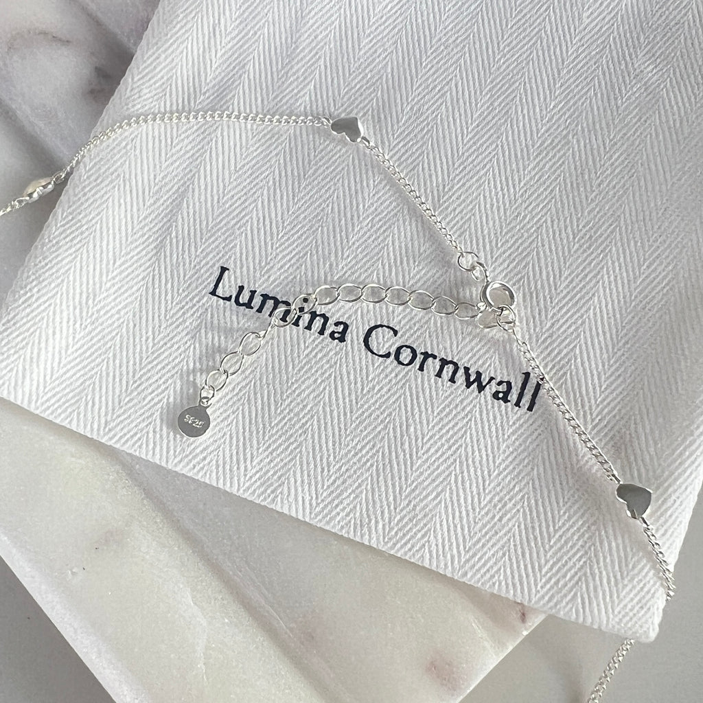 Dainty Heart Necklace | Sterling Silver