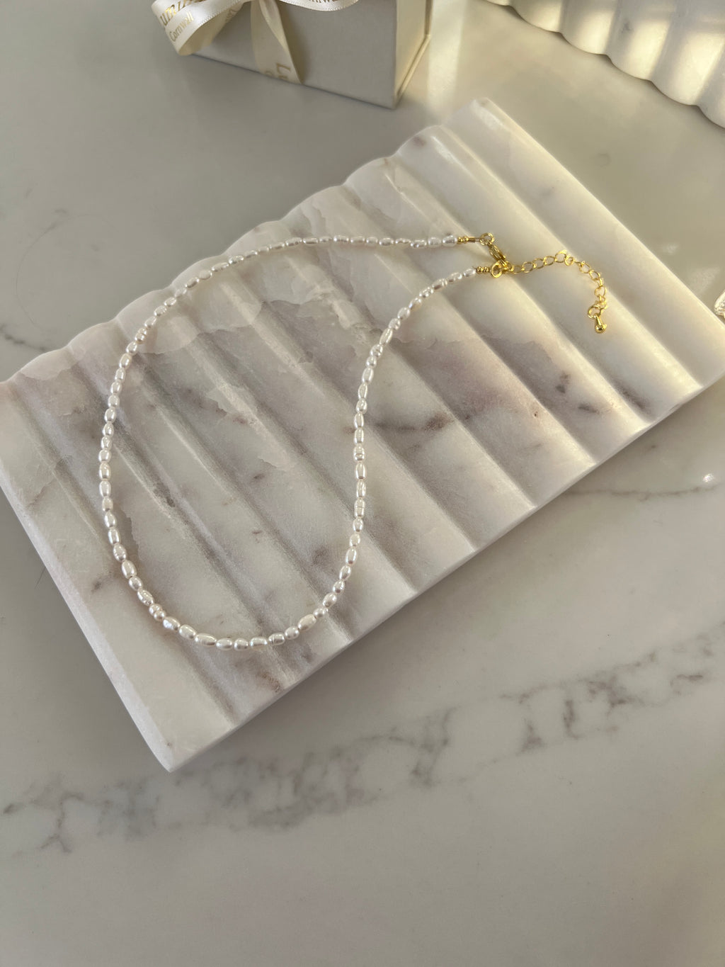 Freshwater Pearl Necklace | Gold or Silver