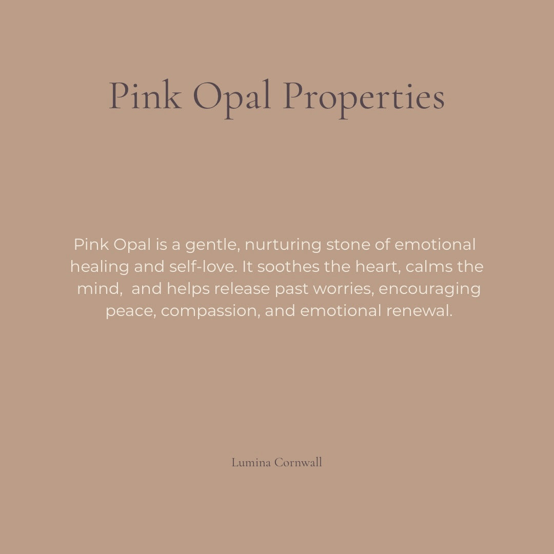 Sterling Silver Pink Opal Earrings