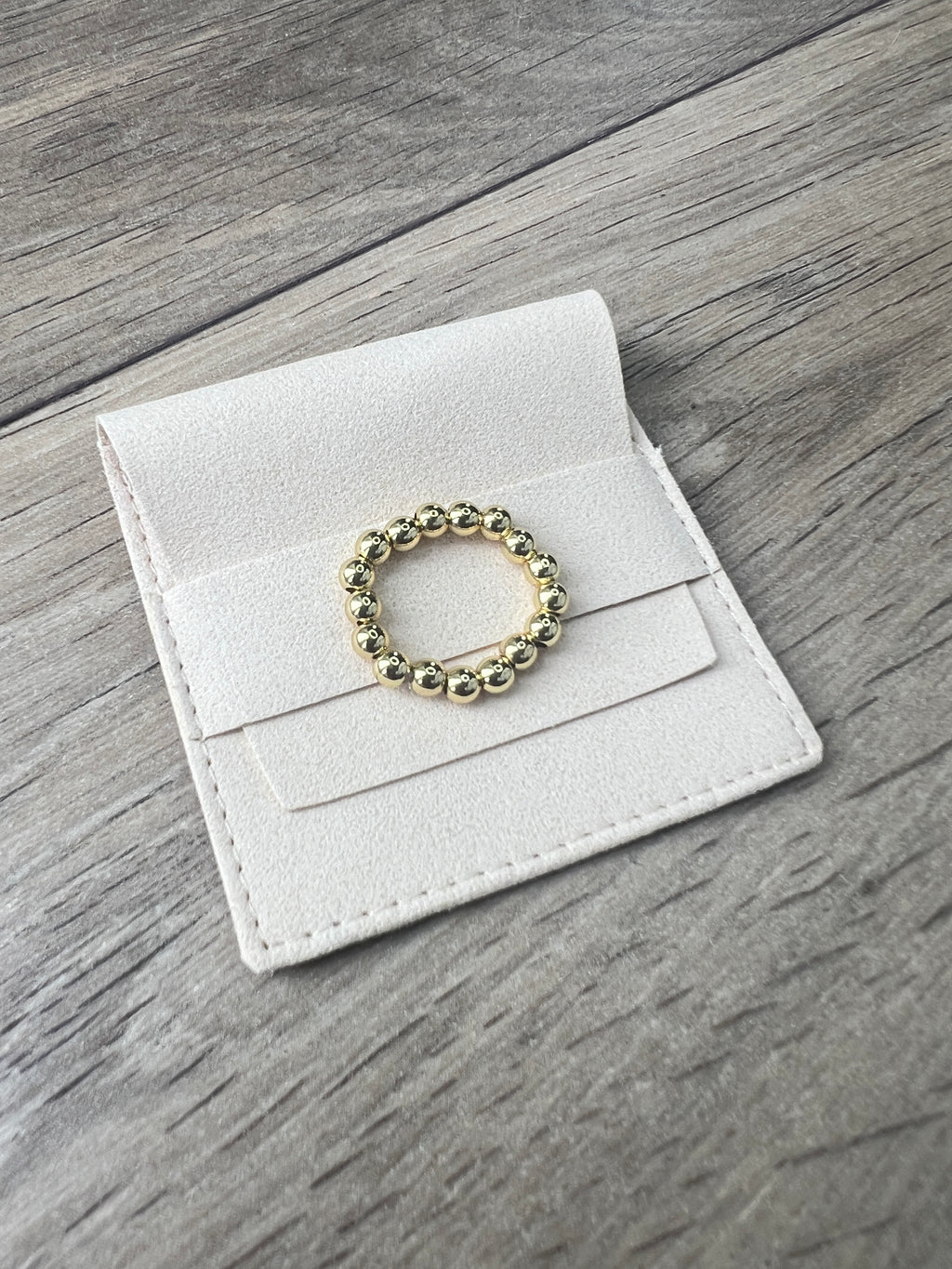 Classic Beaded Ring
