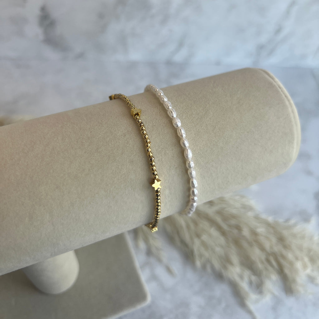 18k Gold-Plated Star Bracelet