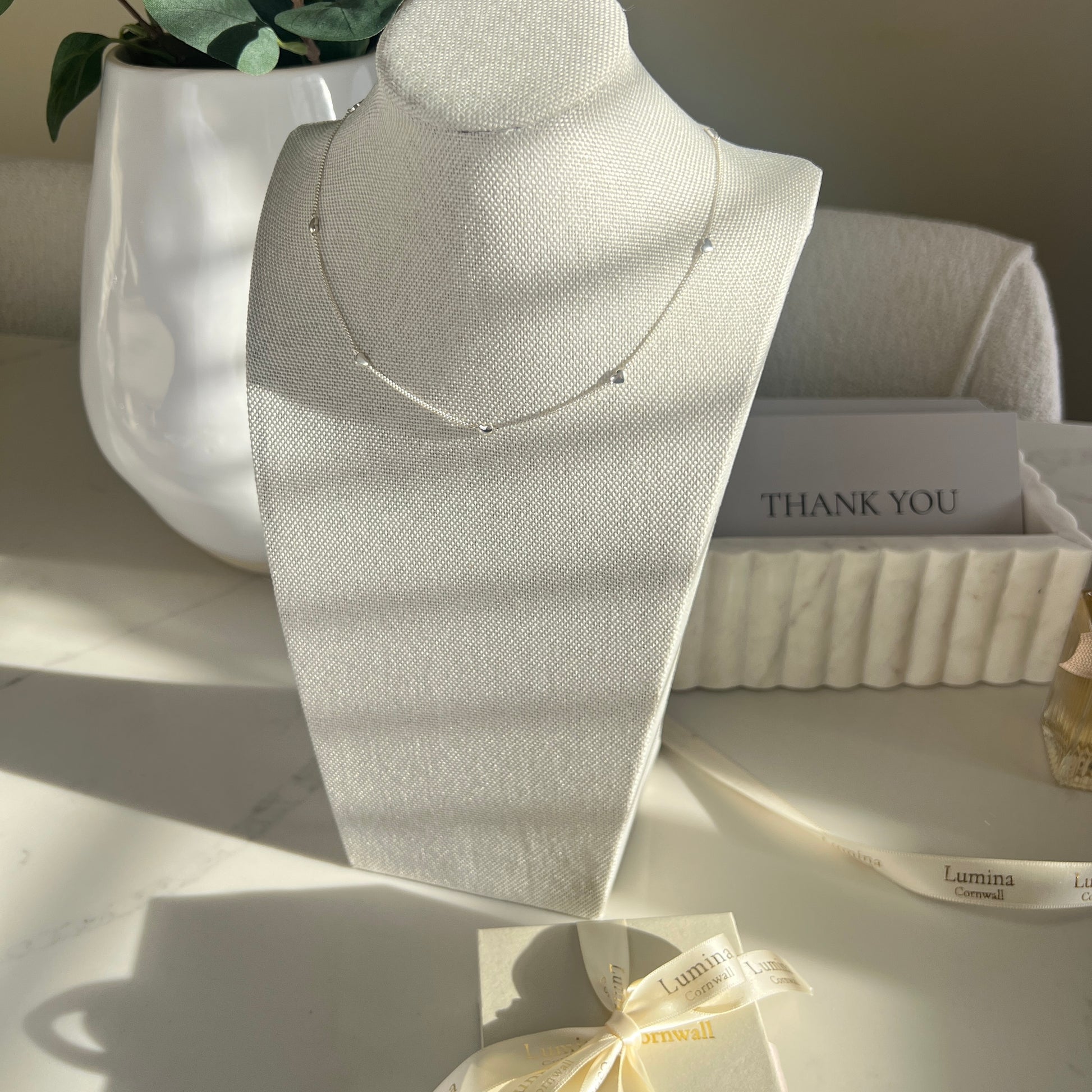 Dainty Heart Necklace | Sterling Silver