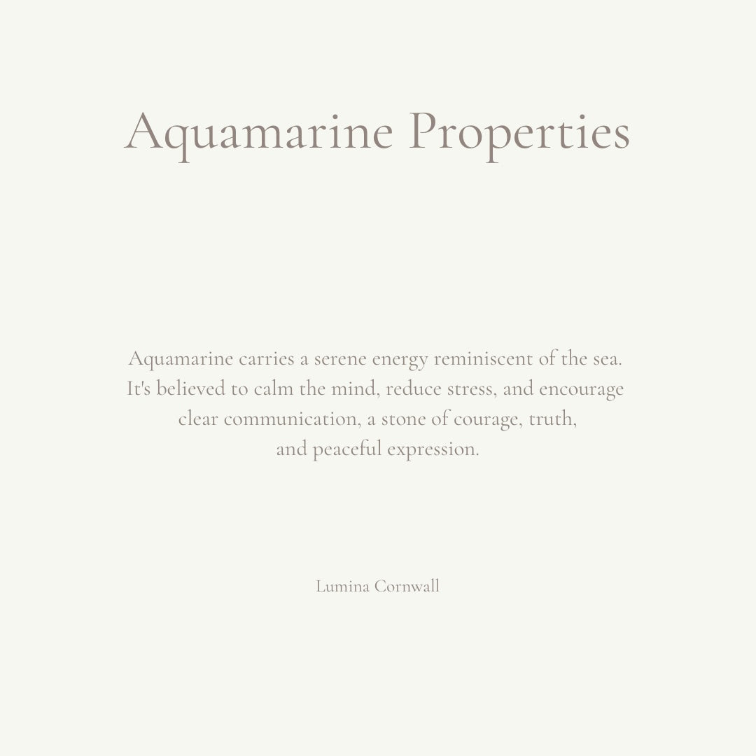 Gold Aquamarine Earrings