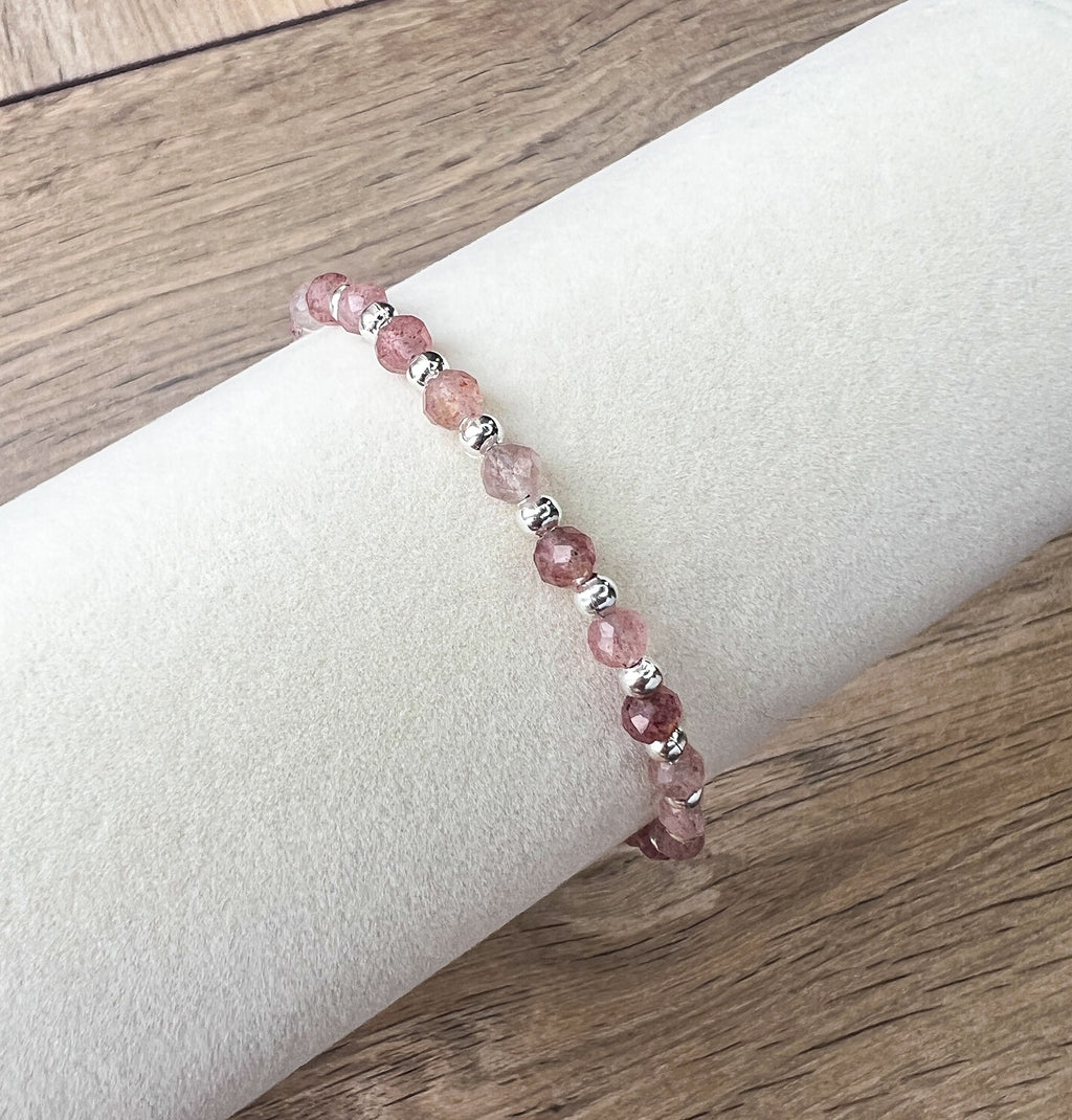 Strawberry Quartz Bracelet