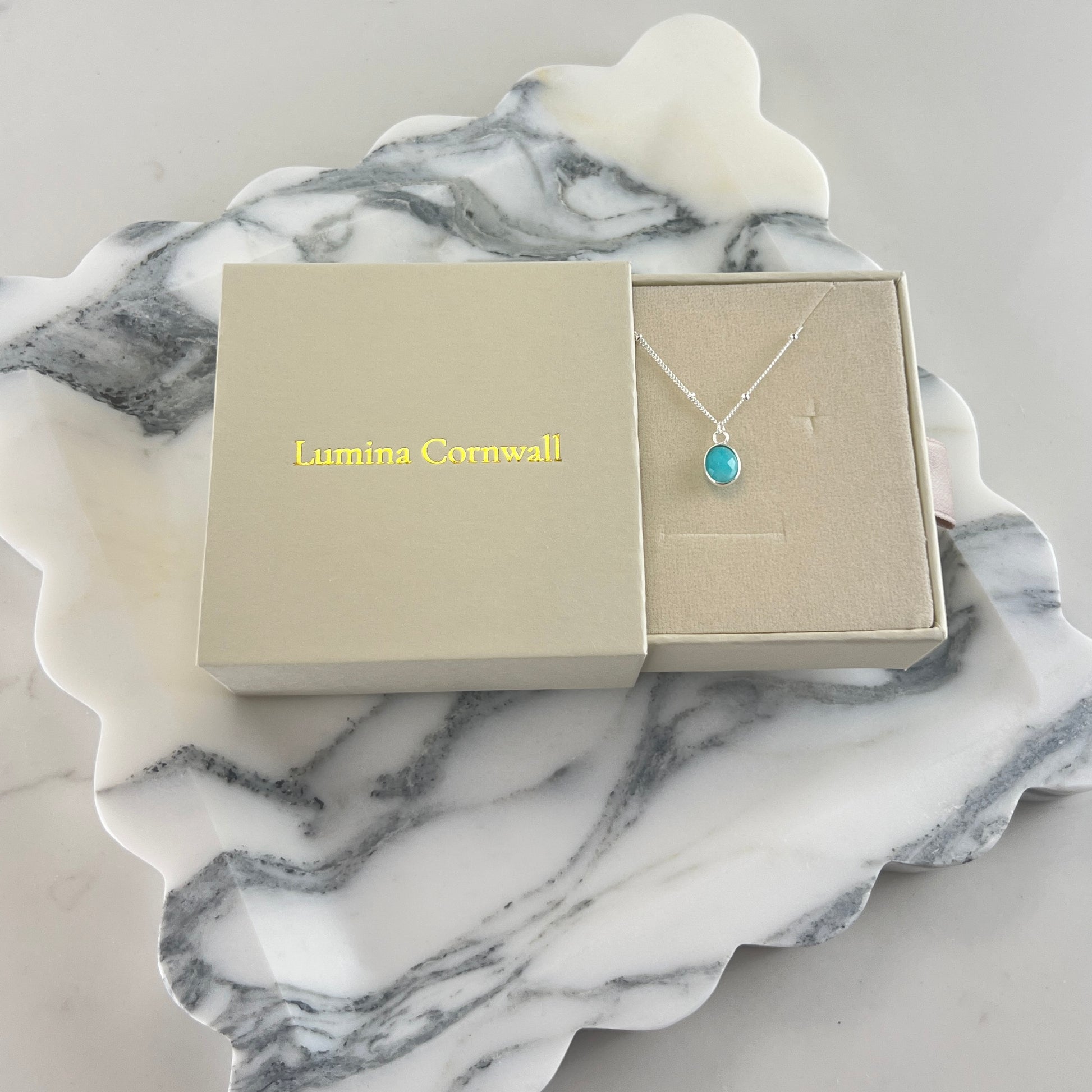 Amazonite Necklace | Sterling Silver