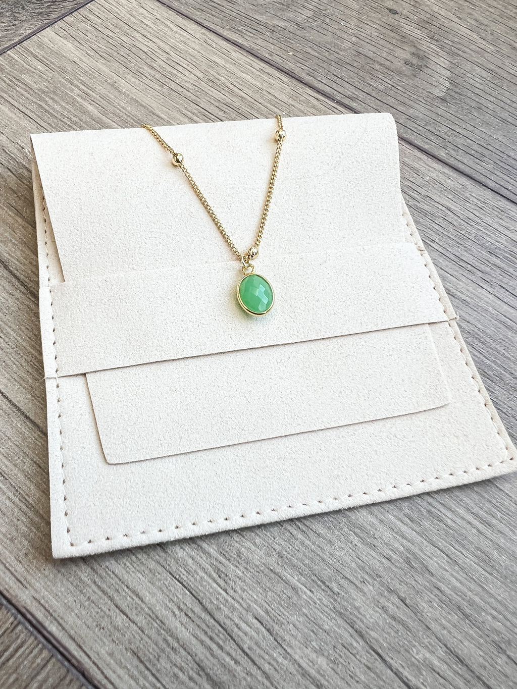 Green Chrysoprase Necklace