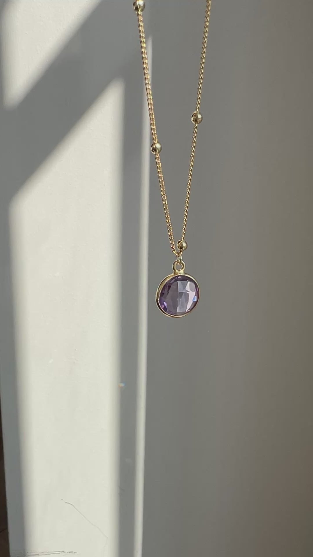 Lavender Amethyst Necklace