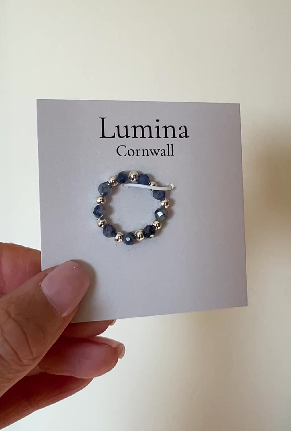 Blue Sodalite Ring