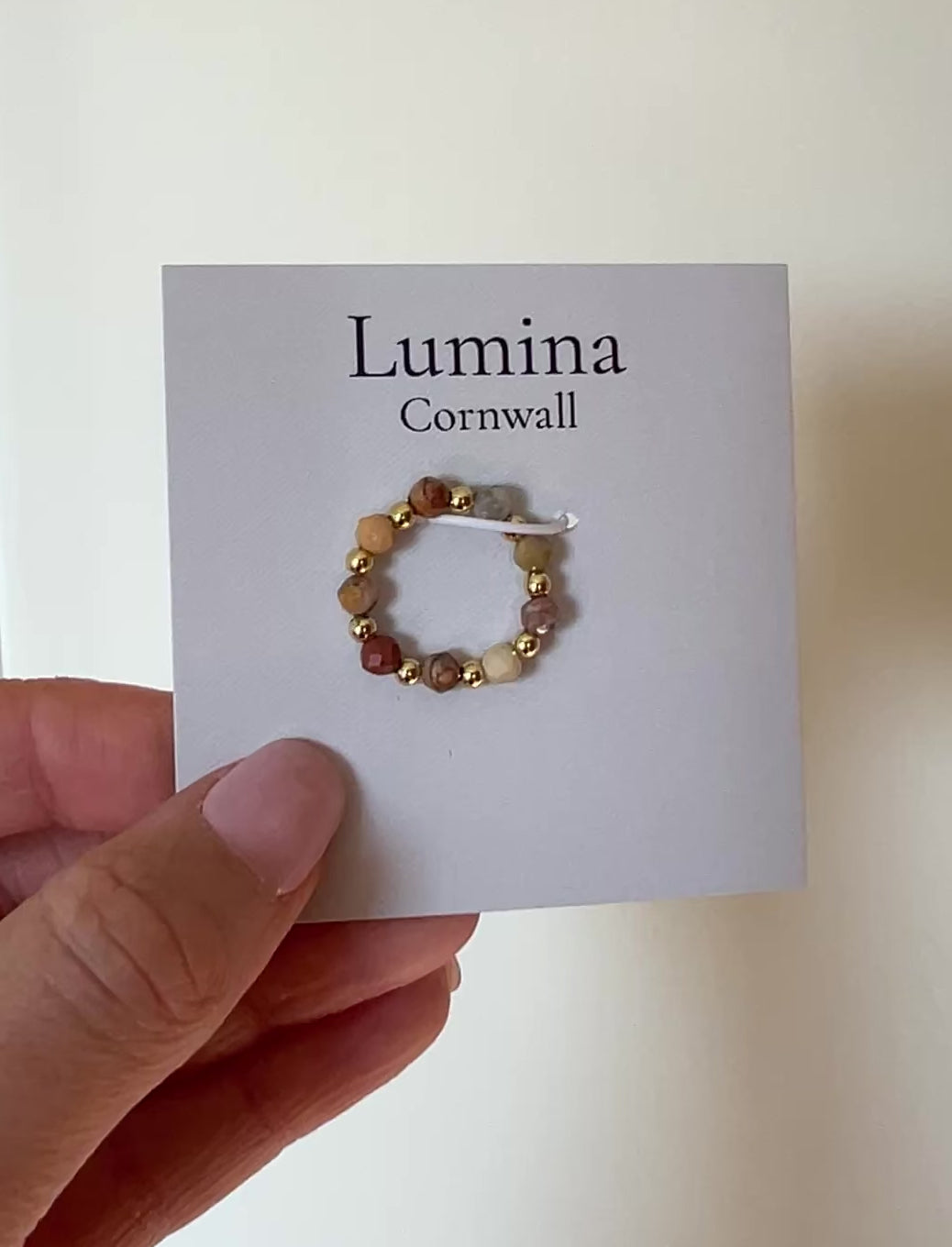 Crazy Lace Agate Ring