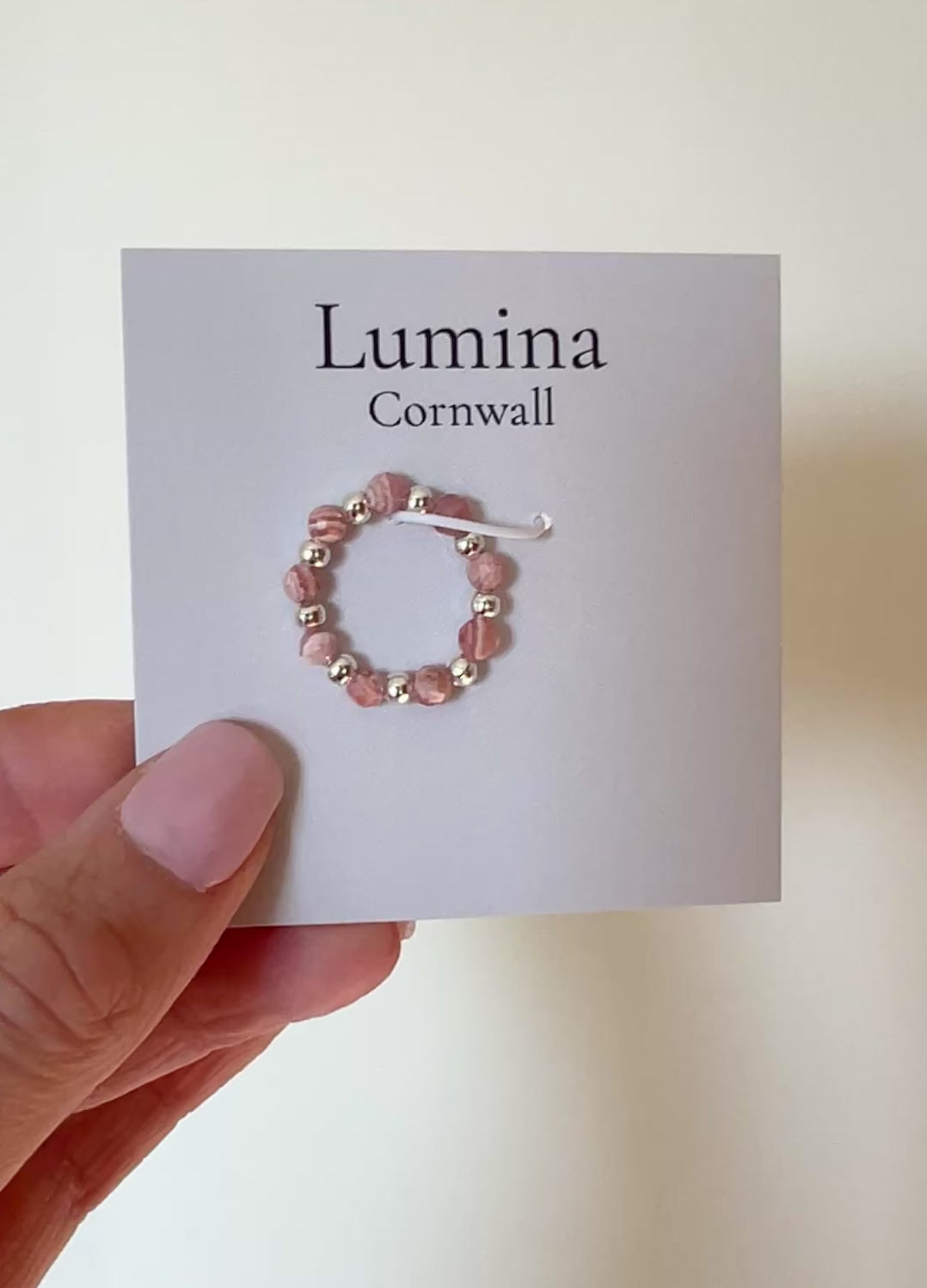 Rhodochrosite Ring (Rare)