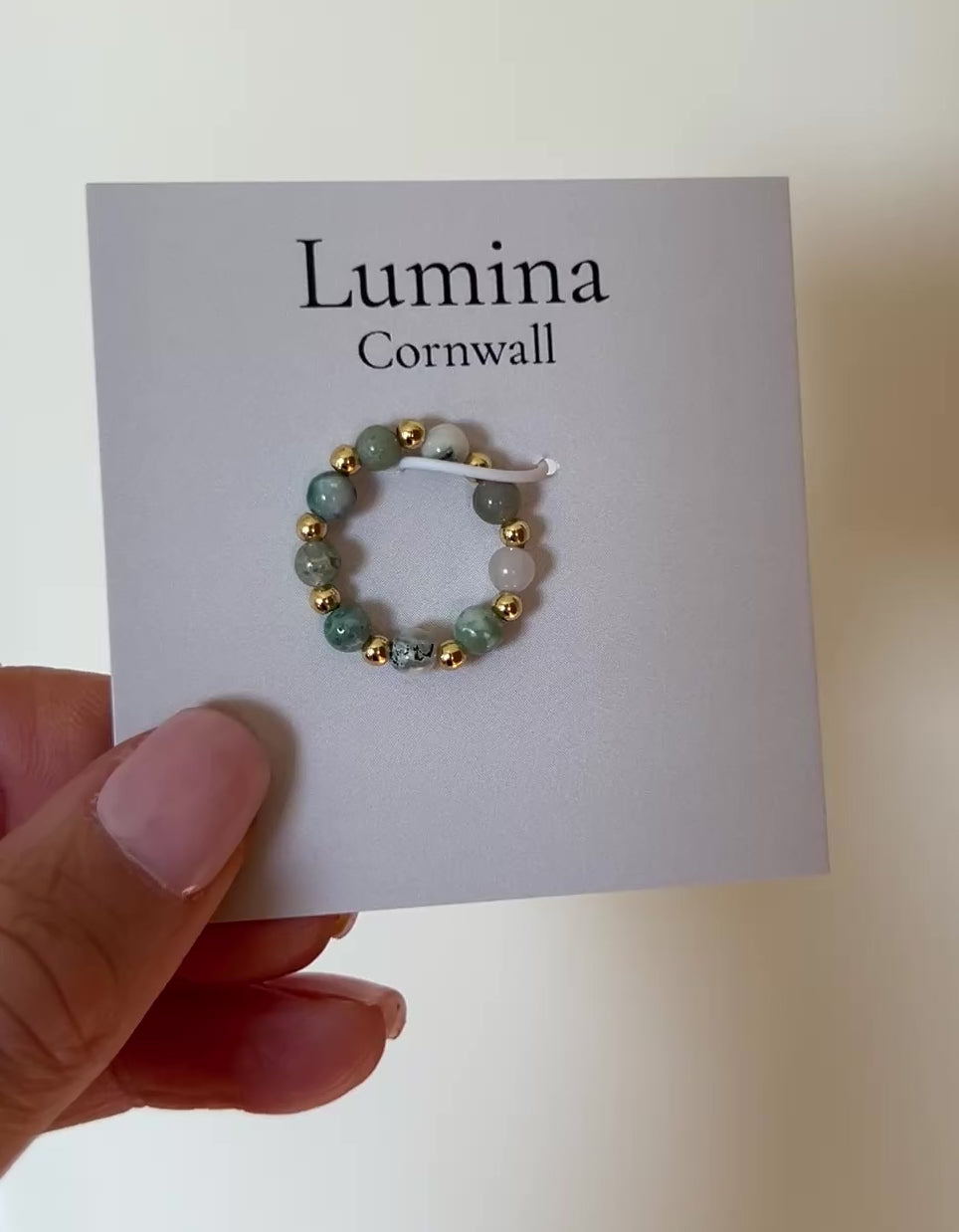 Tree Agate Ring